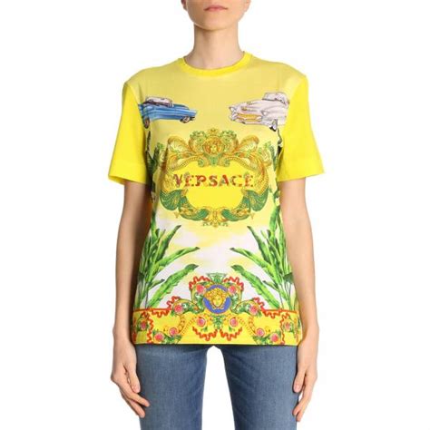 versace sweater womens yellow|Versace t shirt women.